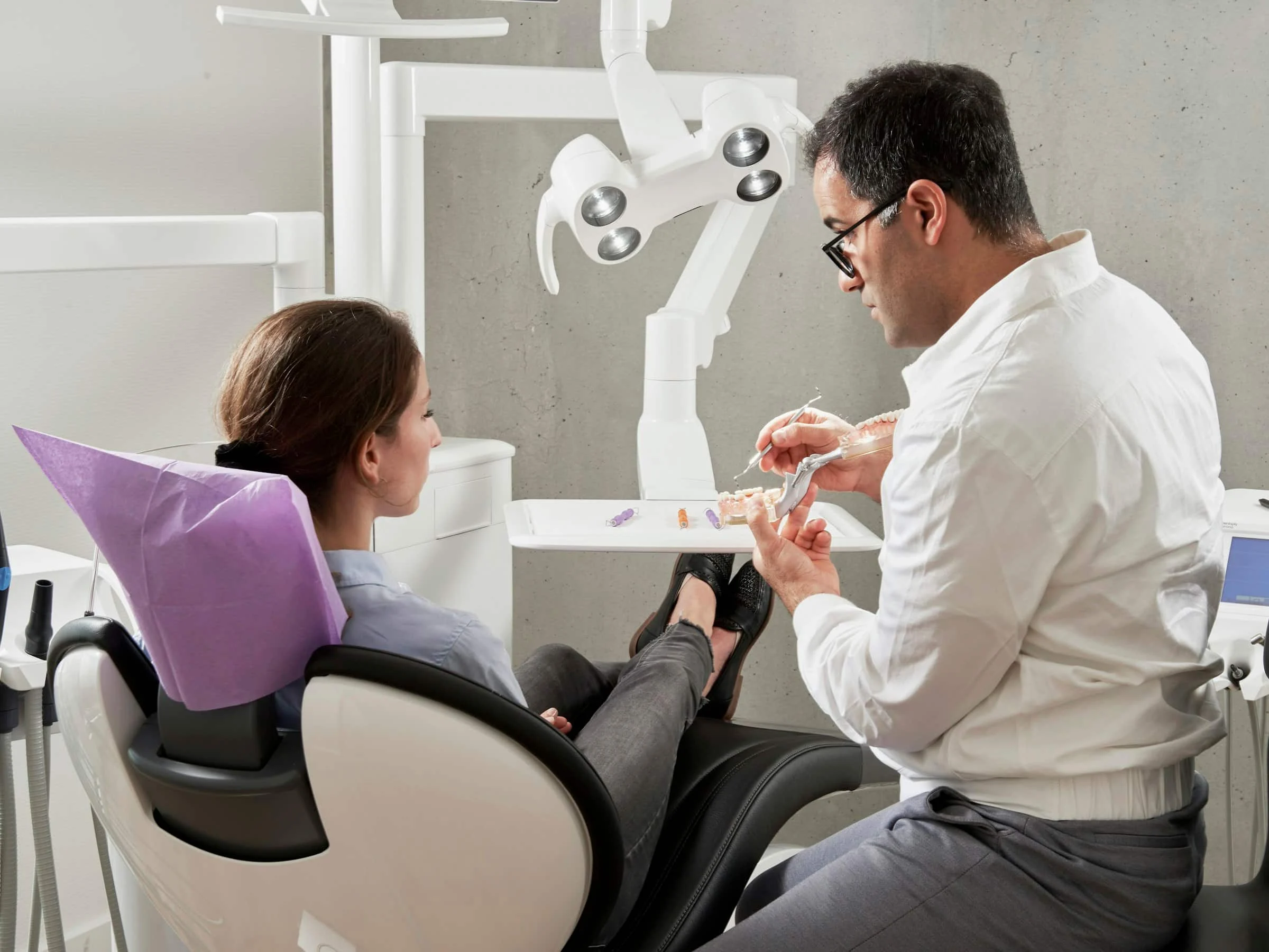 Family dentist visit